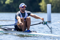 Race 211 Op MasC 1x Circolo Canottieri Tirrenia Todaro, Italy (Petracci) vs Christchurch Rowing Club (Livy)